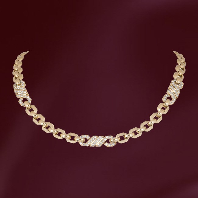 Cartier necklace rhinestone