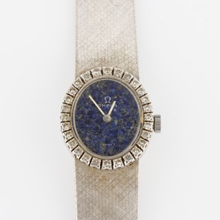 Omega Ladies Vintage Watch - Lapis Dial