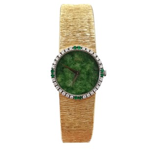 Piaget Ladies Vintage Watch - Emerald & Jade