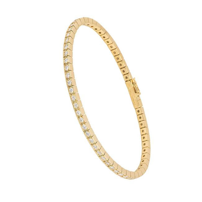 Cartier Diamond Gold Tennis Bracelet at 1stDibs | tennis bracelet cartier,  cartier ball bracelet, tennis ball diamond bracelet